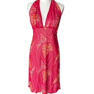 Brandenburg Polka Dot Halter Dress
